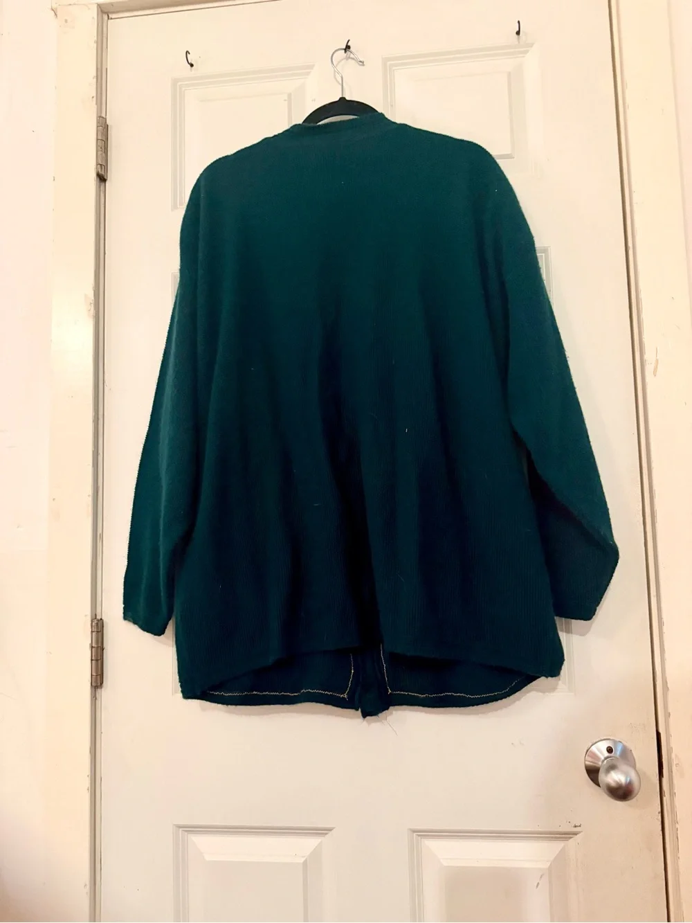 Upcycled Vintage Spunky Brand Oversized Cardigan Sweater Granny Square Pocket